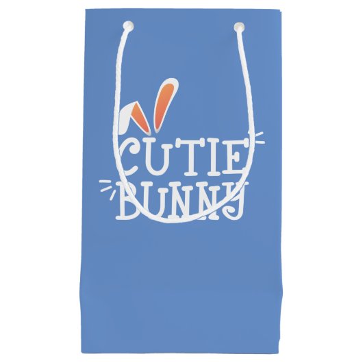 Typographie de Pâques de Bunny Cutie Simple | Sac (Devant)