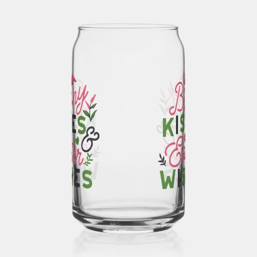 Typographie de Pâques joyeuse - Baisers de lapin (Droite)