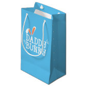 Typographie de Pâques Simple Daddy Bunny | Sac Cad (Devant Angle)