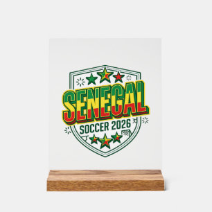 Typographie de pays audacieuse de football 2026 Sé