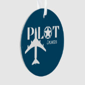 Typographie de pilote & Avion militaire, Minimalis (devant)