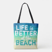 typographie de sac de plage tropical (Dos)