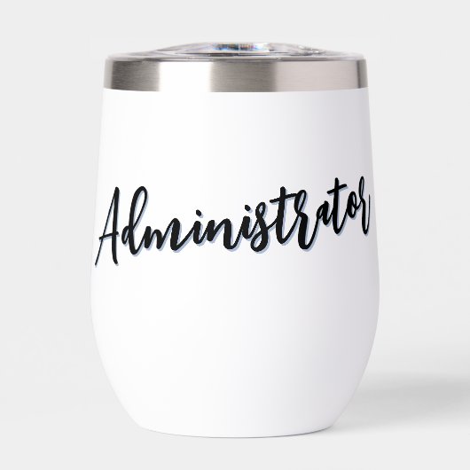 Typographie de script administrateur personnalisée (Avant)