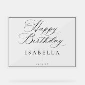 Typographie de script minimal moderne pour anniver (Recto)