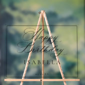 Typographie de script minimal moderne pour anniver (Neutre)