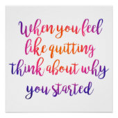 typographie de script moderne motivation poster co (Devant)