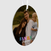 Typographie de script moderne photo famille minima (devant)