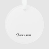 Typographie de script moderne photo famille minima (dos)