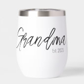 Typographie de script noir année de création grand (Arrière)