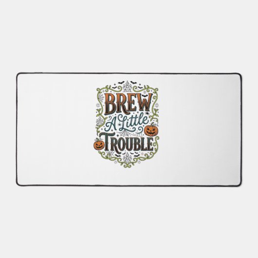 Typographie de sorcière d'Halloween Brasse Un Peu (Recto)