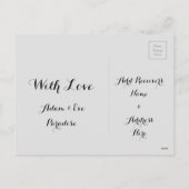 Typographie de tableau de craie pour carte de vaca (Dos)