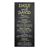 Typographie de tableau moderne Mariage Cartes de m (Devant)