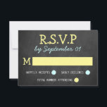 Typographie de tableau moderne Mariage Cartes RSVP<br><div class="desc">Cartes RSVP de Mariage Modernes Typographie De Tableau Roulette. Ajoutez votre libellé personnalisé à cette conception à l'aide des cases "Modifier ce modèle de conception" situées à droite de l'élément, ou cliquez sur le bouton bleu "Customiser" pour arranger le texte, modifier les polices et les couleurs et ajouter des informations...</div>