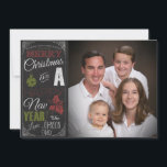 Typographie de tableau noir Carte de Noël photo<br><div class="desc">Typographie de tableau noir Carte de Noël photo</div>