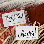 Typographie Décontractée moderne Boire des billets