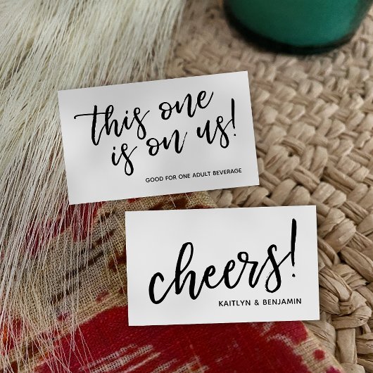 Typographie Décontractée moderne Boire des billets