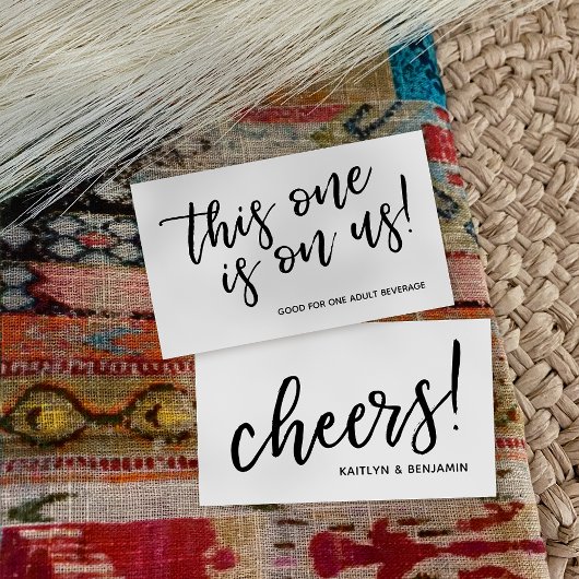 Typographie Décontractée moderne Boire des billets