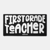 Typographie d'enseignant de 1ère année Conception (Recto)