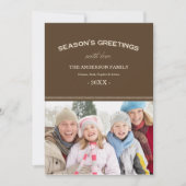 TYPOGRAPHIE DES VACANCES | CARTE PHOTO VACANCES (Devant)