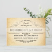 typographie design design invitations de mariage v (Debout devant)
