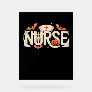 Typographie d'infirmière Halloween - Conception mé