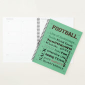 Typographie du champ de FOOTBALL (Devant avec enveloppe)