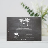 Typographie du tableau de bord de plage RSVP (Debout devant)