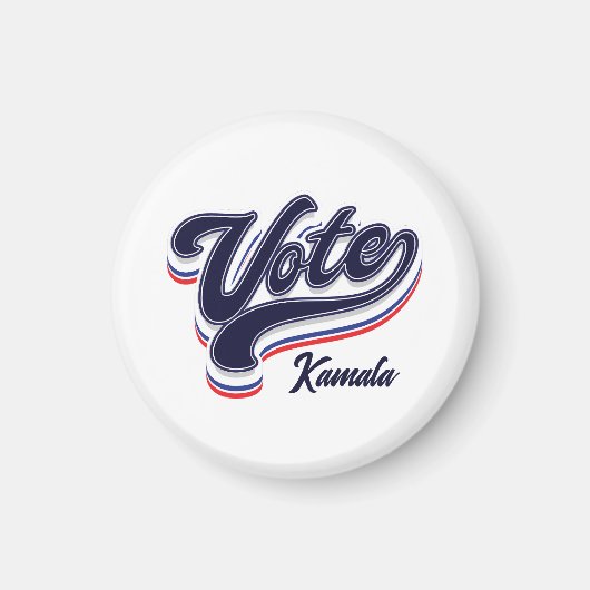 Typographie du vote - Magnet électoral (Devant)