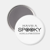 Typographie éffrayante Magnet d'Halloween (Recto/Verso)