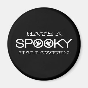 Typographie éffrayante Magnet d'Halloween