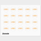 Typographie éffrayante Stickers Halloween (Feuille)