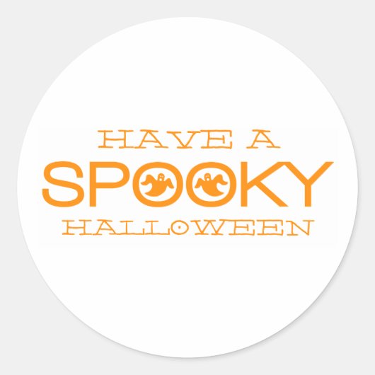 Typographie éffrayante Stickers Halloween (Devant)
