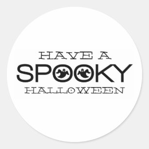 Typographie éffrayante Stickers Halloween