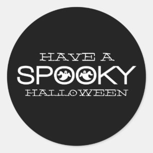 Typographie éffrayante Stickers Halloween