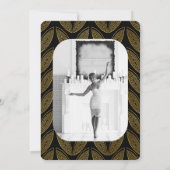 Typographie élégante Carte de remerciements photo  (Dos)