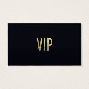 Typographie élégante de l'aluminium "VIP" de