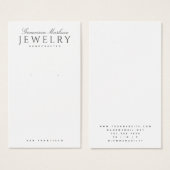 Typographie Élégante Élevant Bijoux (Devant & derrière)