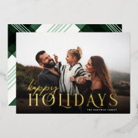 Typographie Élégante Jouée Joyeux Vacances Photo