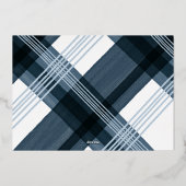 Typographie Élégante Jouée Joyeux Vacances Photo (Verso)