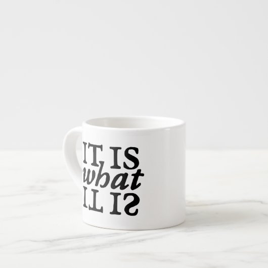 Typographie Espresso Mug (Devant gauche)