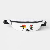 Typographie Faith Black avec rose (Recto)