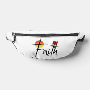 Typographie Faith Black avec rose