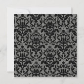 Typographie Gold Frame Art Déco Grand Invitation G (Dos)