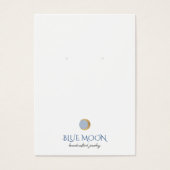 Typographie Gold Moon à oreille bijoux carte d'aff (Devant)