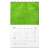 Typographie GOLF 2026 Calendrier mural (Mar 2027)