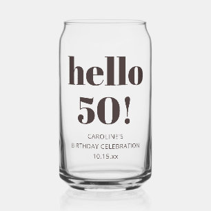 Typographie Gras Brun Moderne Favori 50e Anniversa