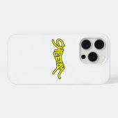 Typographie gras style graffiti Cheetah jaune (Verso Horizontal)