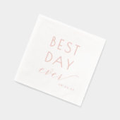 Typographie Joyeuse Rose Doré (Gauche)
