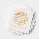 Typographie Joyeux Noël Nom de Famille (Insitu (empilé))