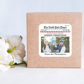 TYPOGRAPHIE JOYEUX NOËL Photo Autocollant